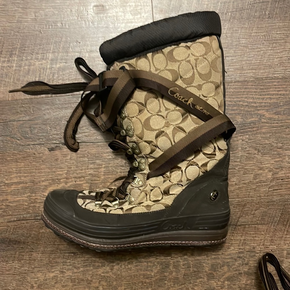 PRICE DROP 🎉 Authentic Coach Marian Snow Boots